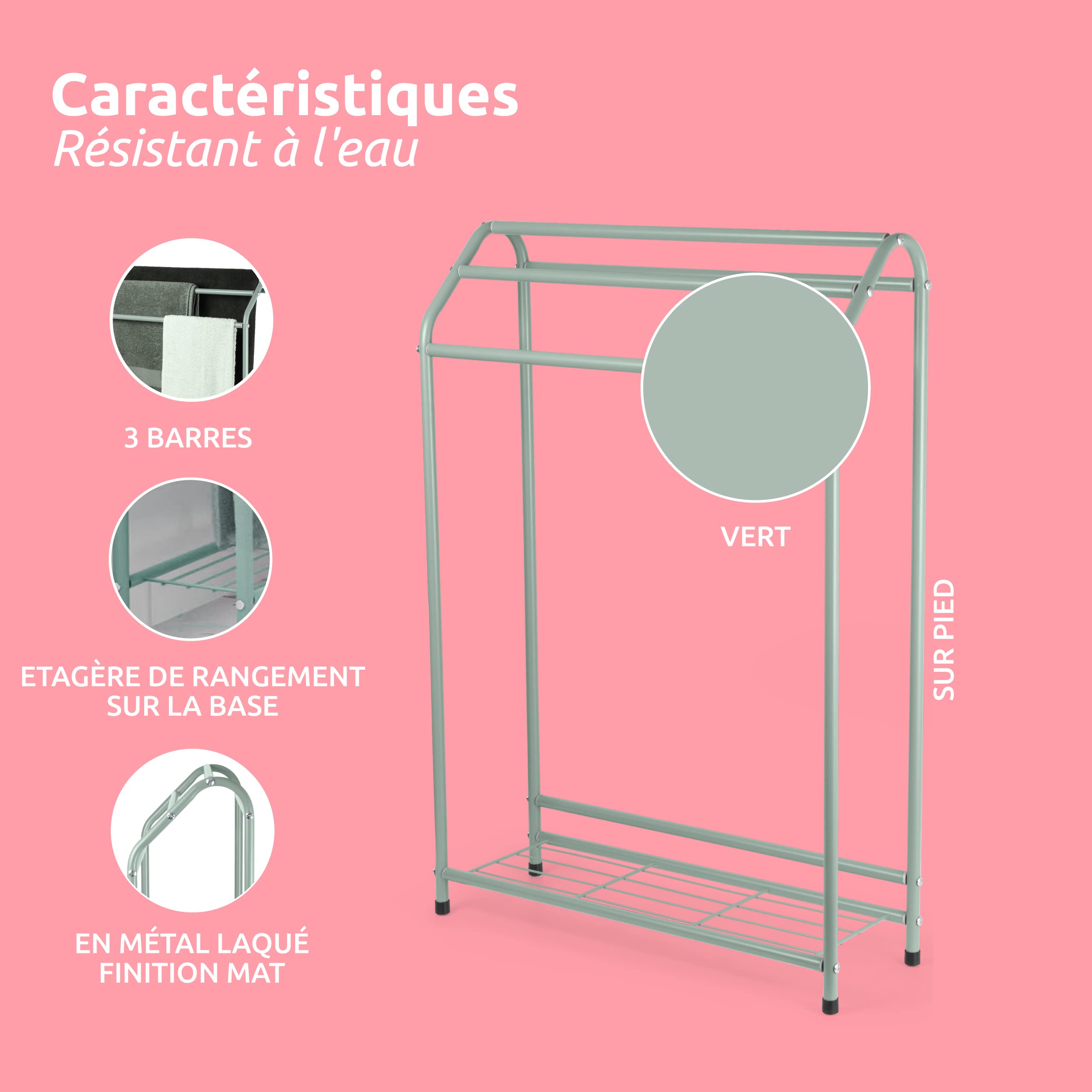 compactor-grena-porte-serviettes-sur-pied-ran10859-vert-60-8x20x86-5-cm image 4