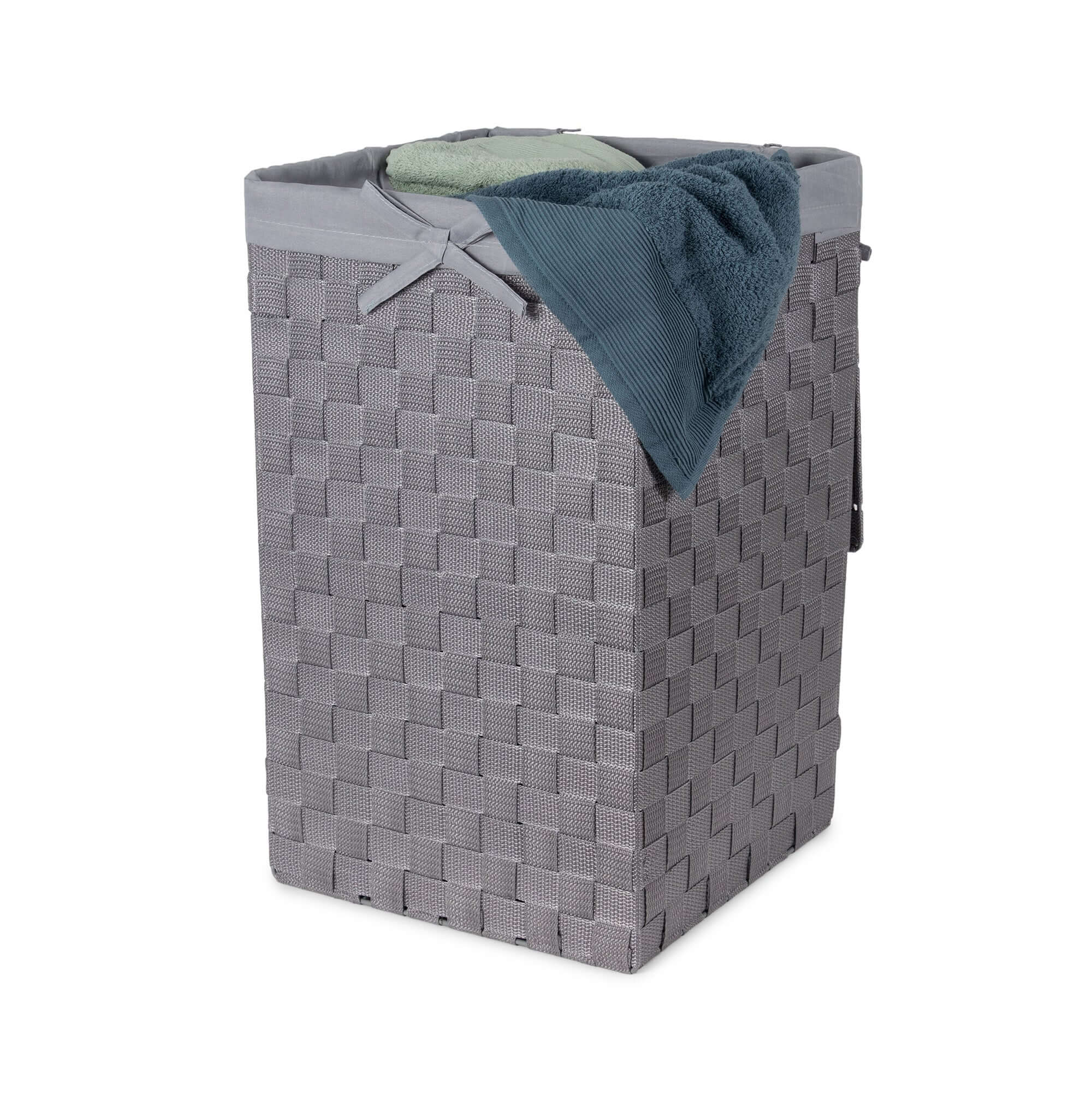 compactor-stan-panier-linge-carr-couvercle-gris-sangles-tress-es image 5