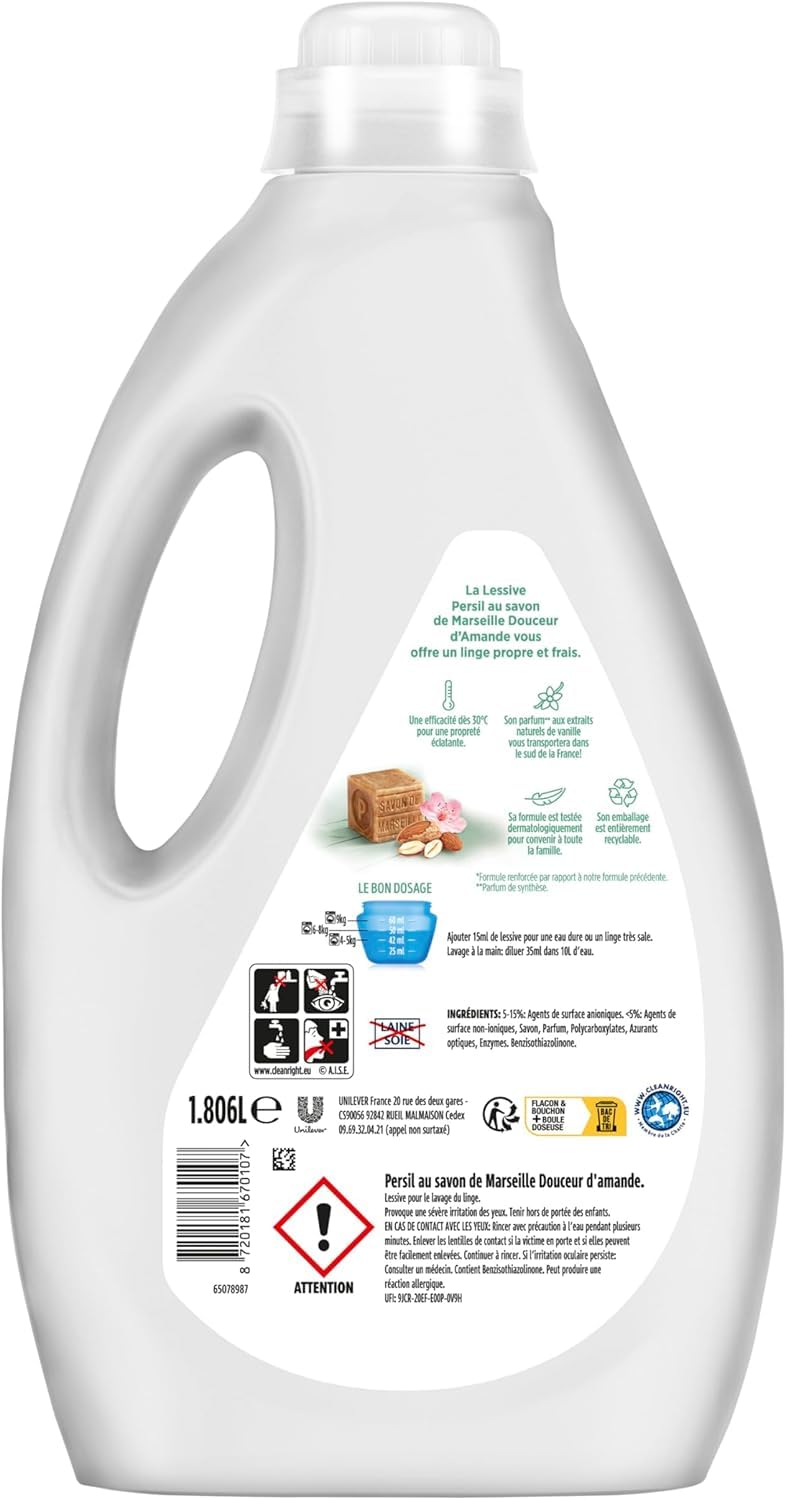 persil-lessive-liquide-douceur-d-amande-savon-de-marseille-43-lavages image 3