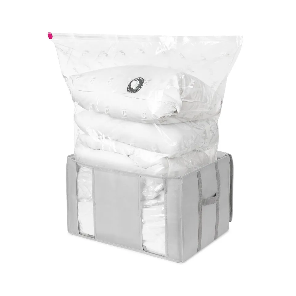 compactor-housse-de-rangement-sous-vide-semi-rigide-xl-56-x-42-x-33-cm-gris-ran1 image 1