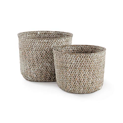 compactor-lot-de-2-paniers-rangement-jonc-de-mer-naturel-beige-ran6534-16x12-cm- image 4
