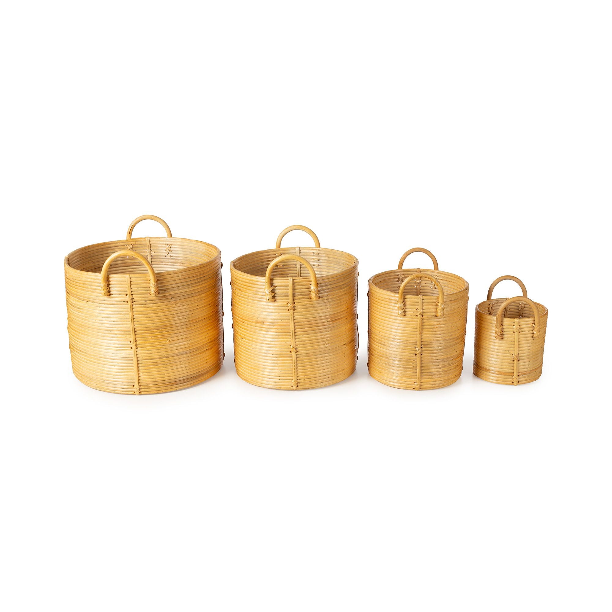 compactor-lot-4-paniers-de-rangement-en-rotin-naturel-l-m-s-xs image 2