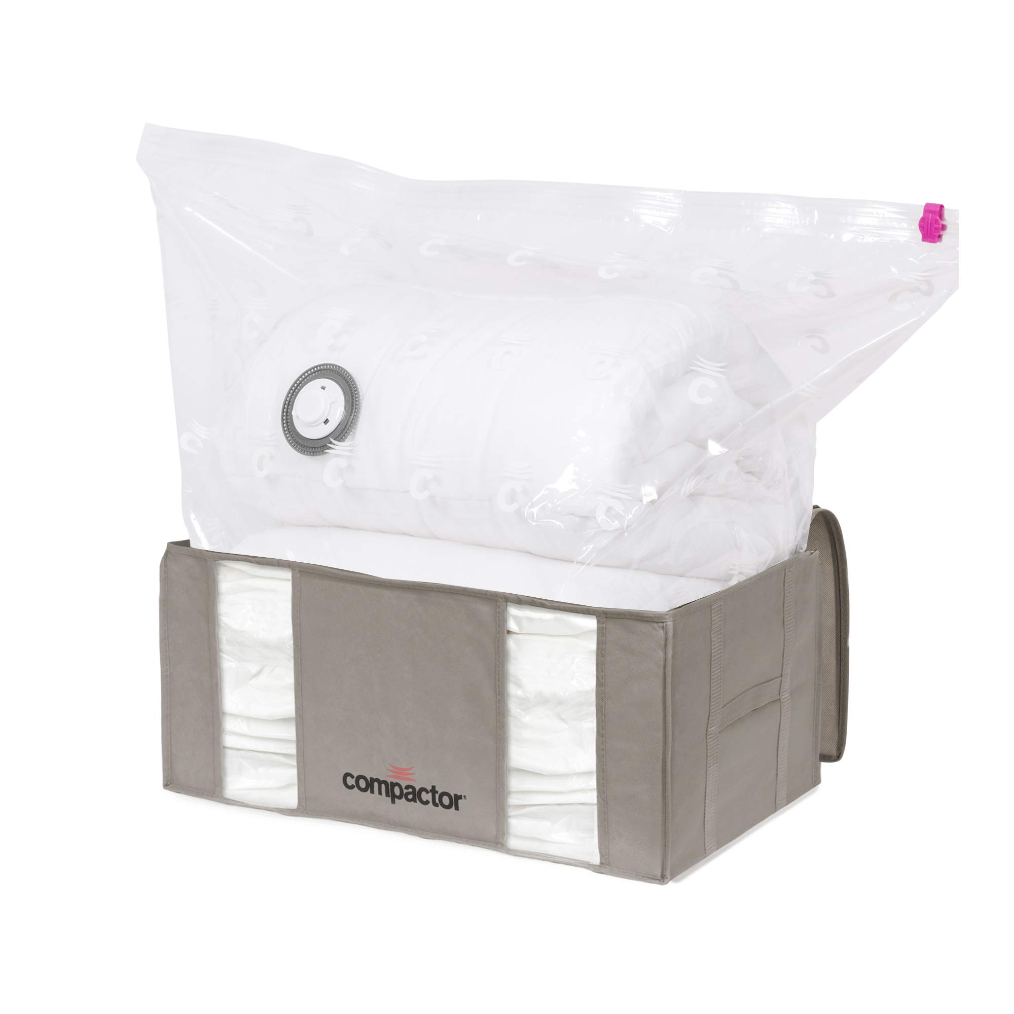 compactor-home-moyen-sac-de-rangement-polypropyl-ne-taupe-56-x-69-8-x-35-cm image 1