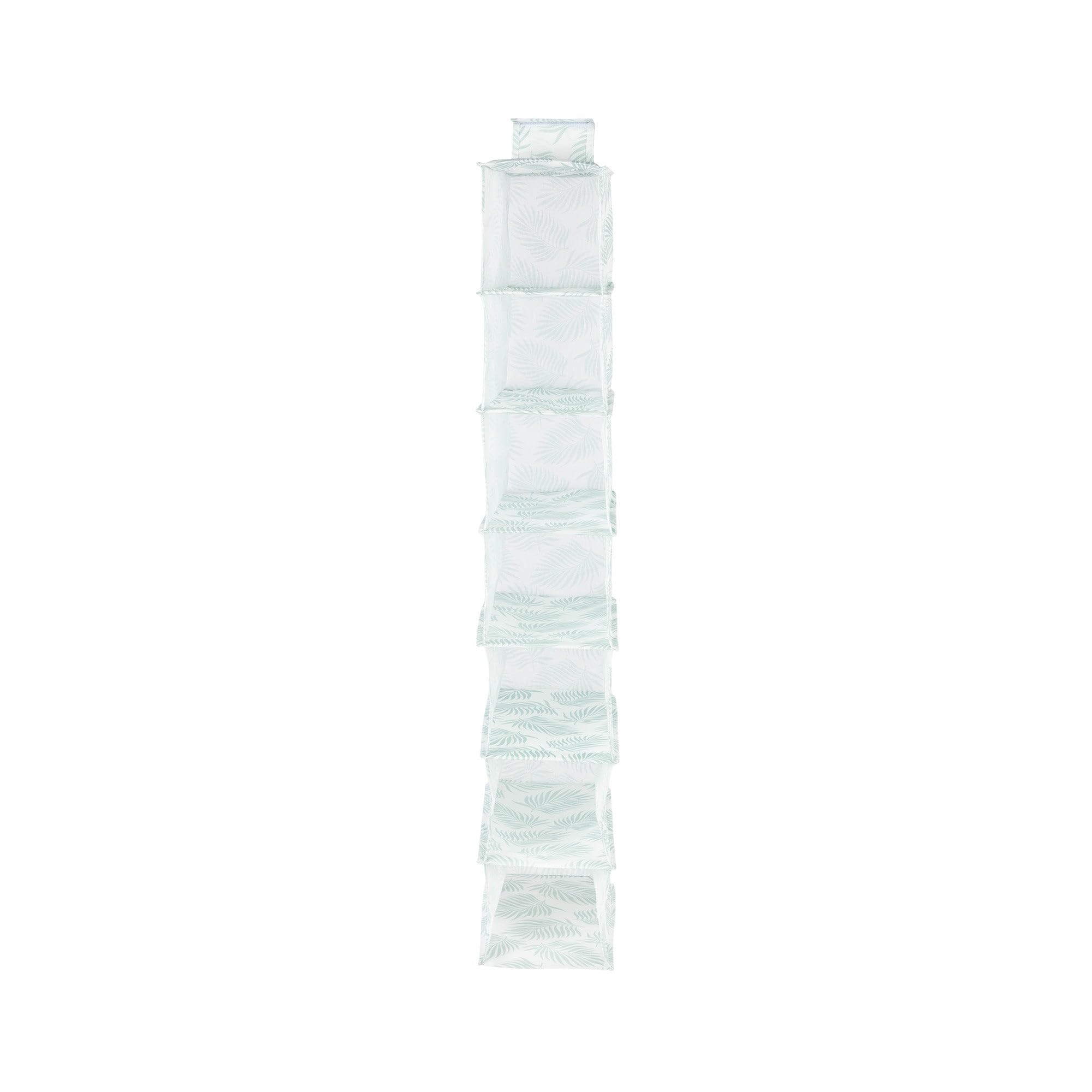 compactor-palma-ran10158-rangement-suspendu-7-compartiments-vert-blanc-15x30xh10 image 2