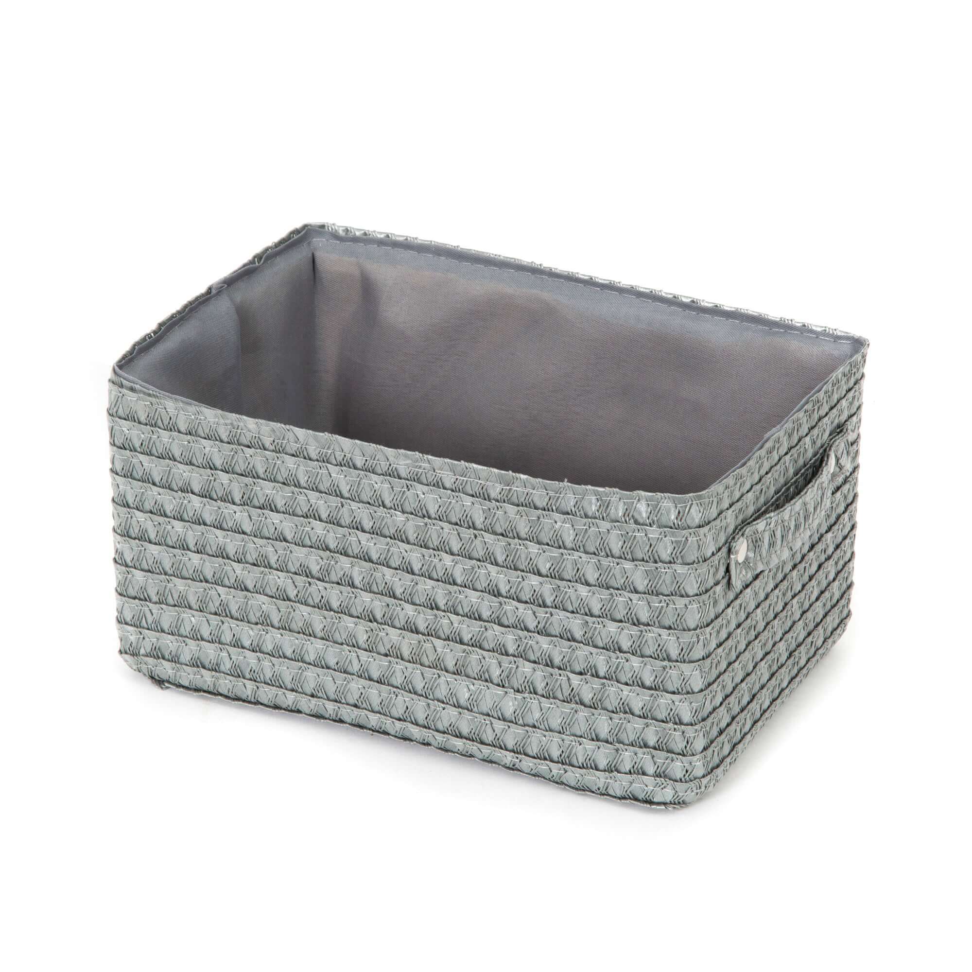 compactor-panier-de-rangement-lilou-gris-doubl-tissu-taille-s image 1