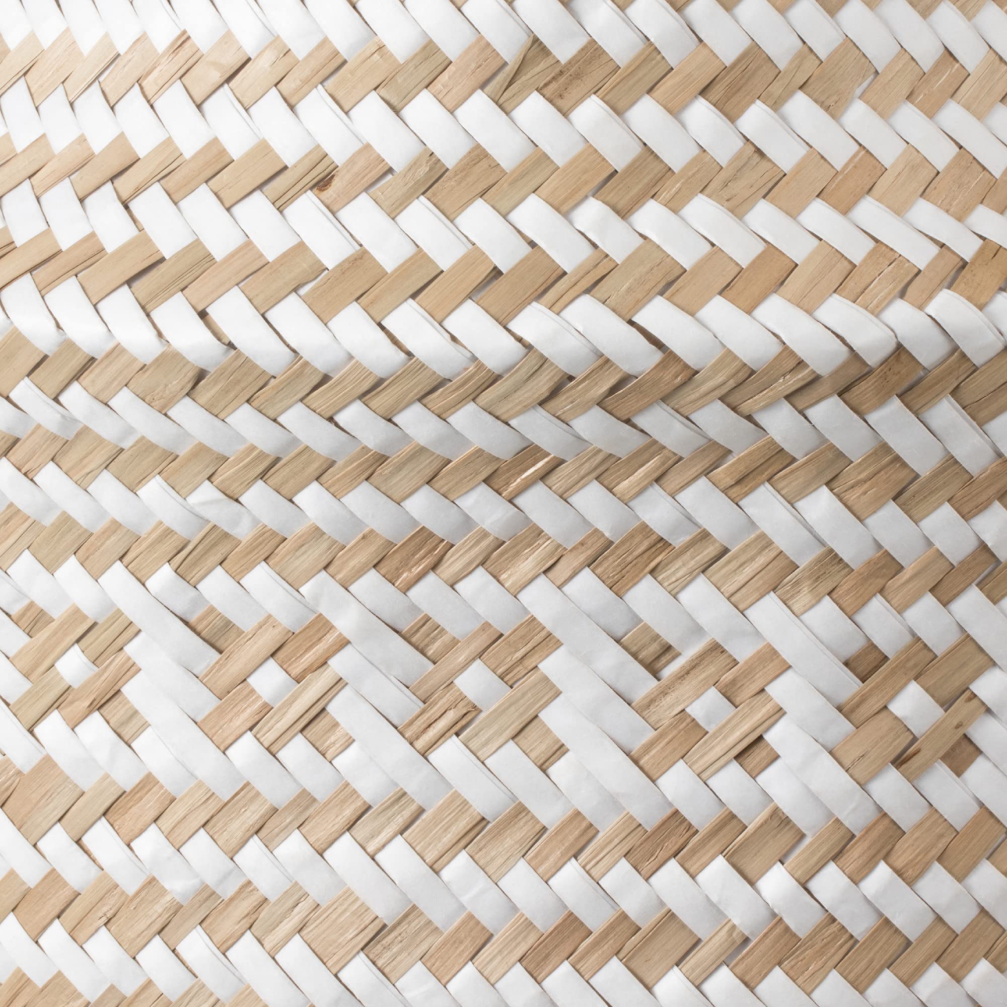 compactor-panier-de-rangement-en-jonc-tiss-medium-35-x-32-cm-brun-naturel-blanc image 7