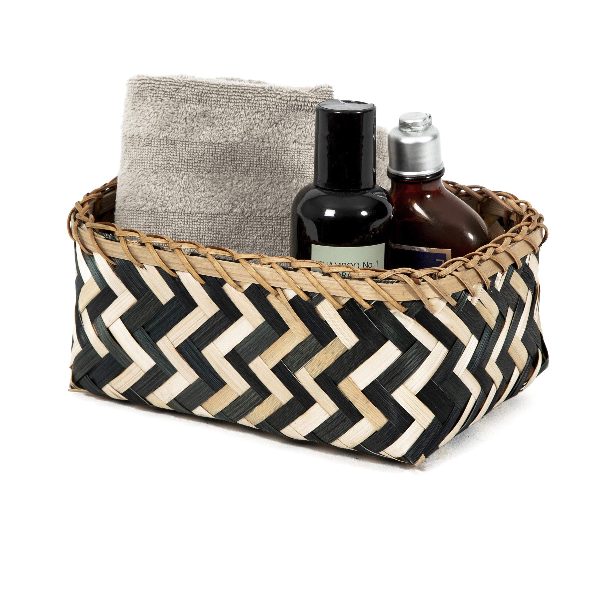 compactor-lot-de-3-paniers-de-rangement-bambou-naturel-zebra image 4