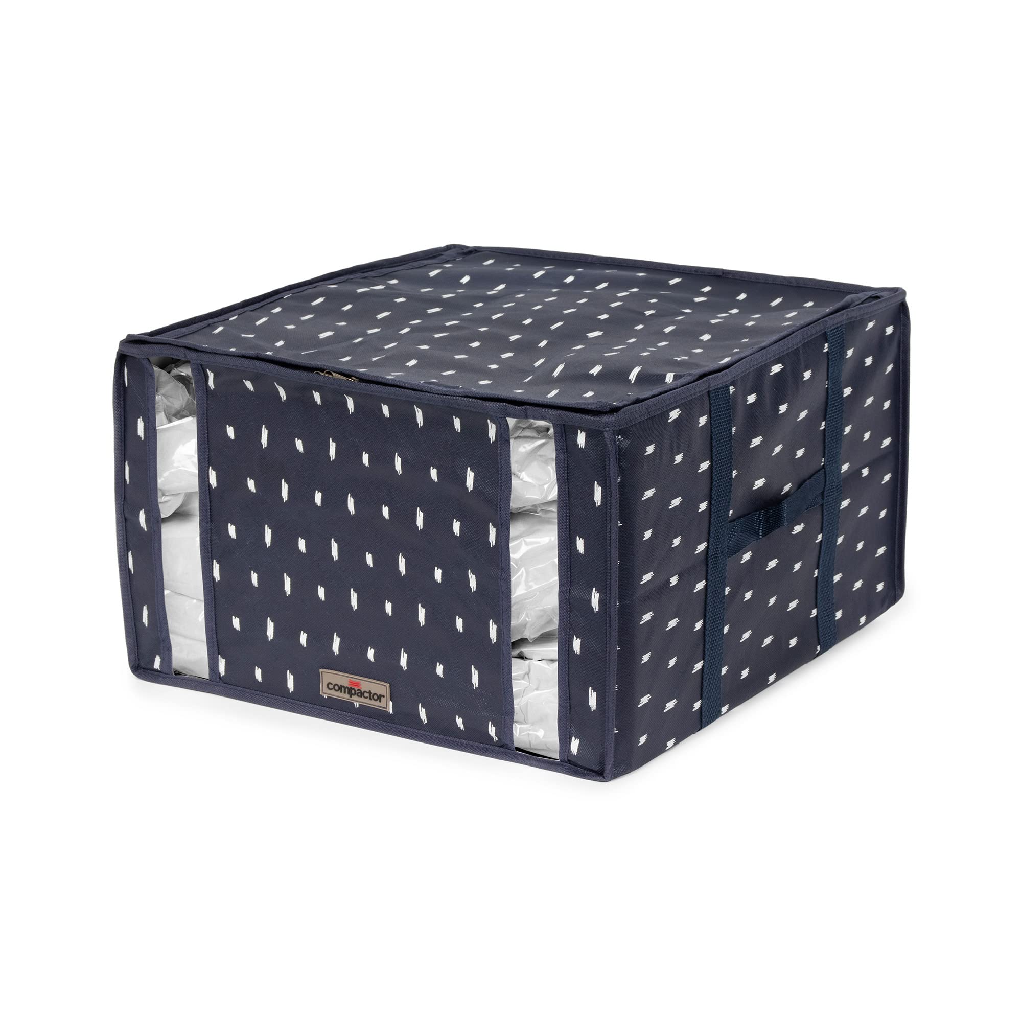 compactor-housse-sous-vide-kasuri-m-bleu-marine-42-x-40-x-h-25-cm image 3