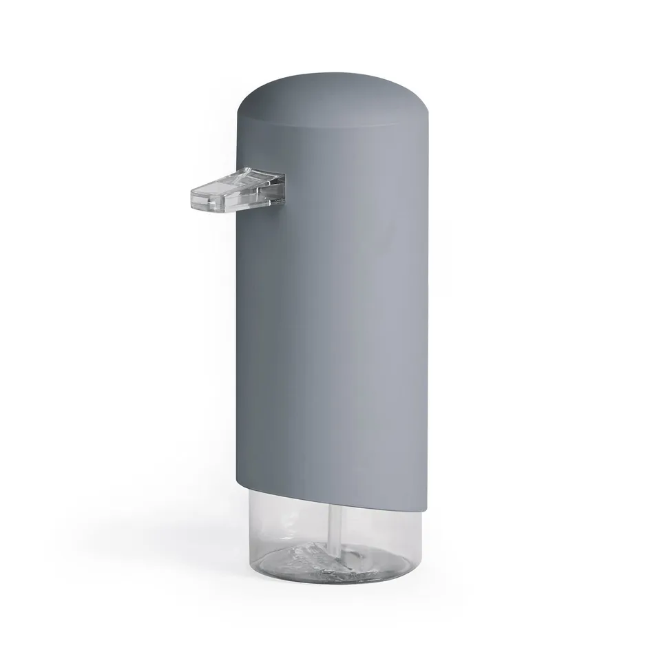compactor-clever-distributeur-de-savon-mousse-gris-250-ml-9-5x6-4xh17-1-cm image 1