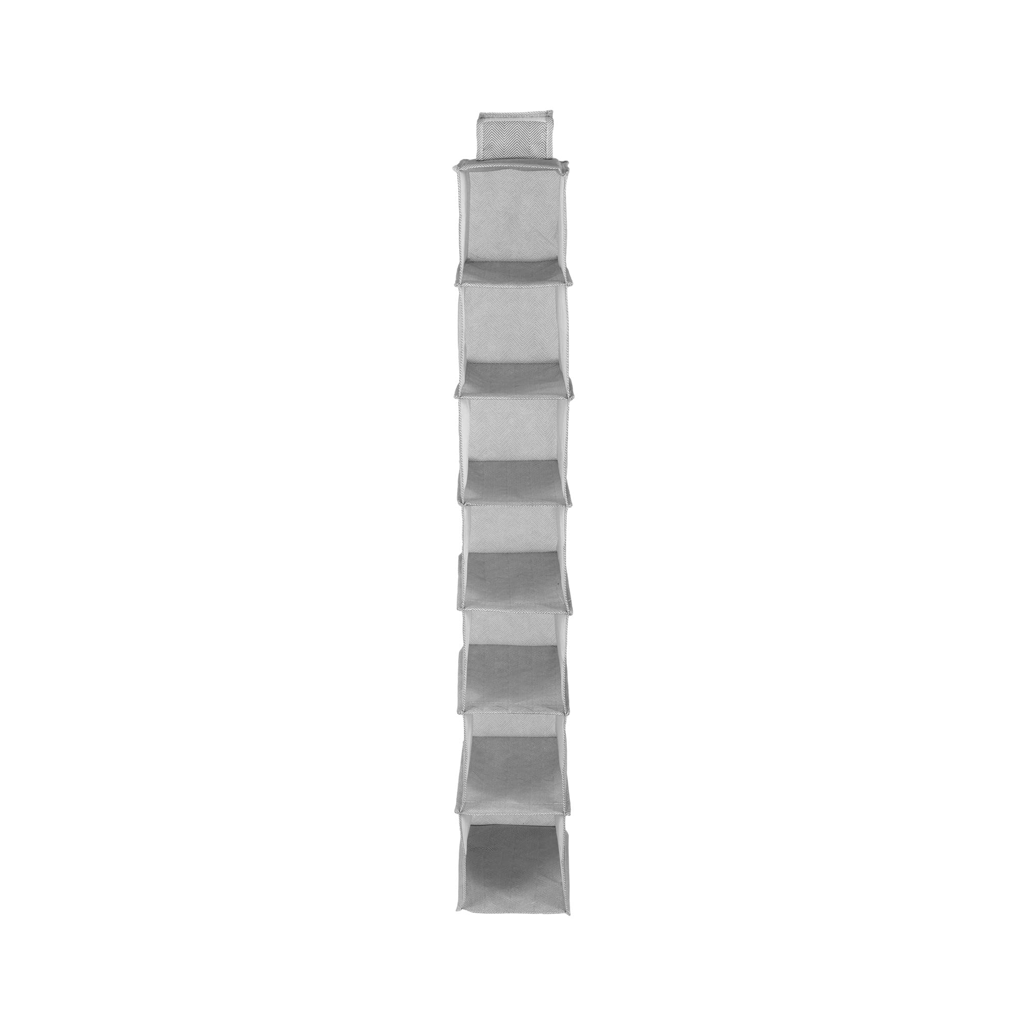 compactor-boston-ran10167-organiseur-suspendu-7-compartiments-gris-blanc-15x30xh image 3