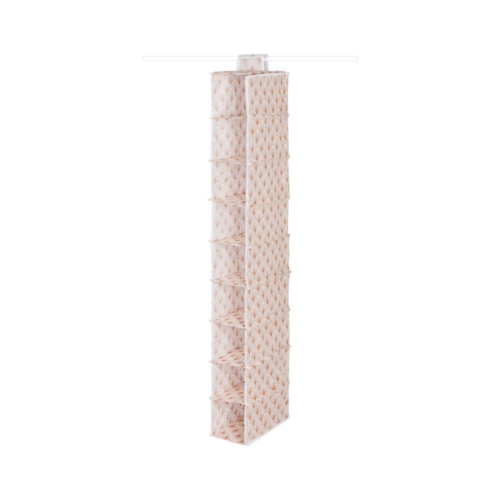 compactor-tag-re-suspendue-blush-9-compartiments-rose-blanc-15x30x128cm-ran9552 image 1