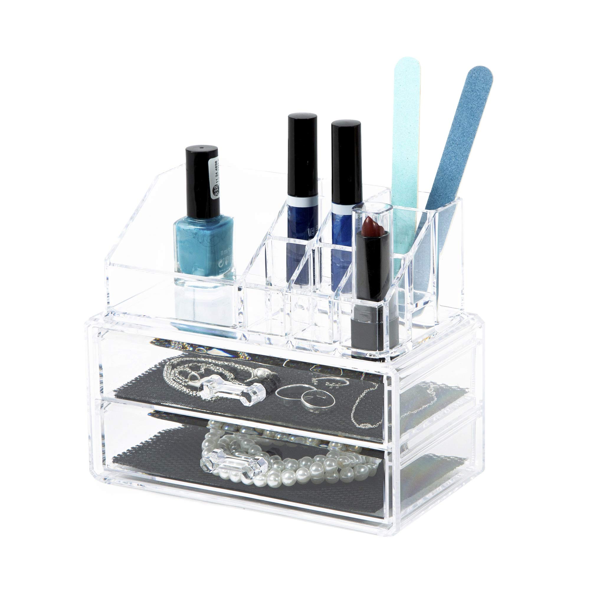 compactor-ran5048-organisateur-cosm-tiques-et-bijoux-transparent-18-8-x-11-7-x-h image 7