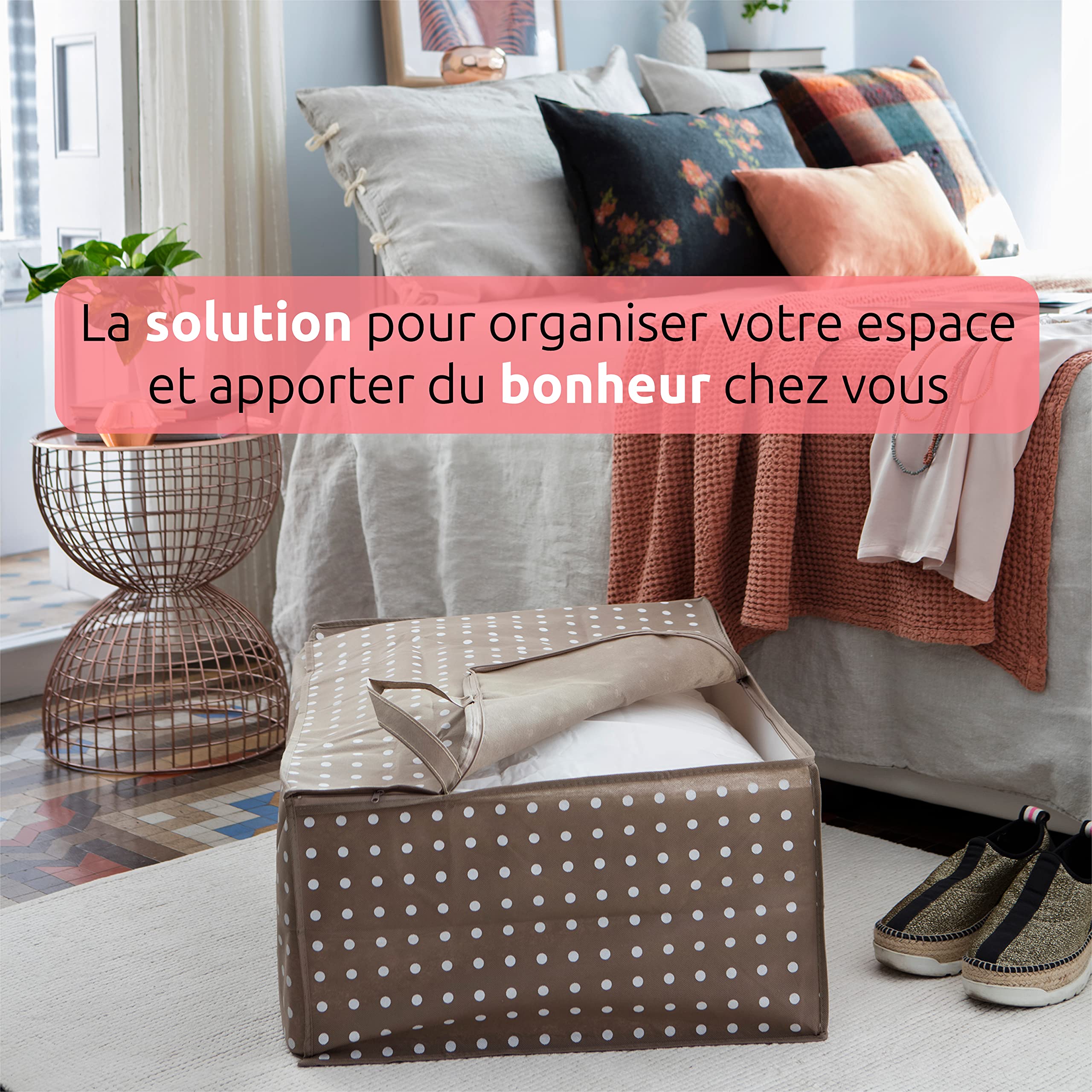 compactor-rivoli-sac-de-rangement-v-tements-et-couettes-marron-blanc-pliable image 4
