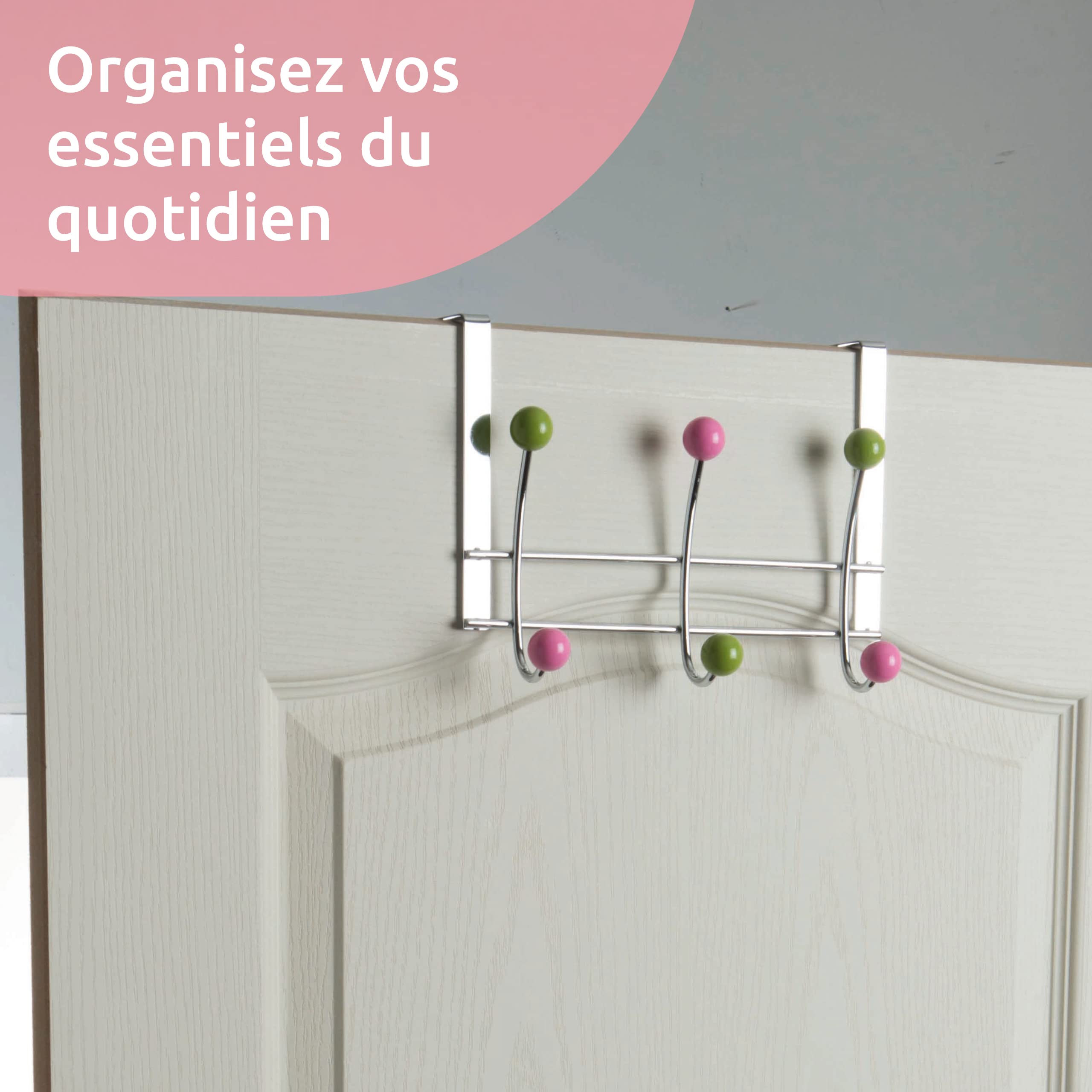compactor-ran6010-pat-re-de-porte-6-crochets-bois-multicouleurs image 3