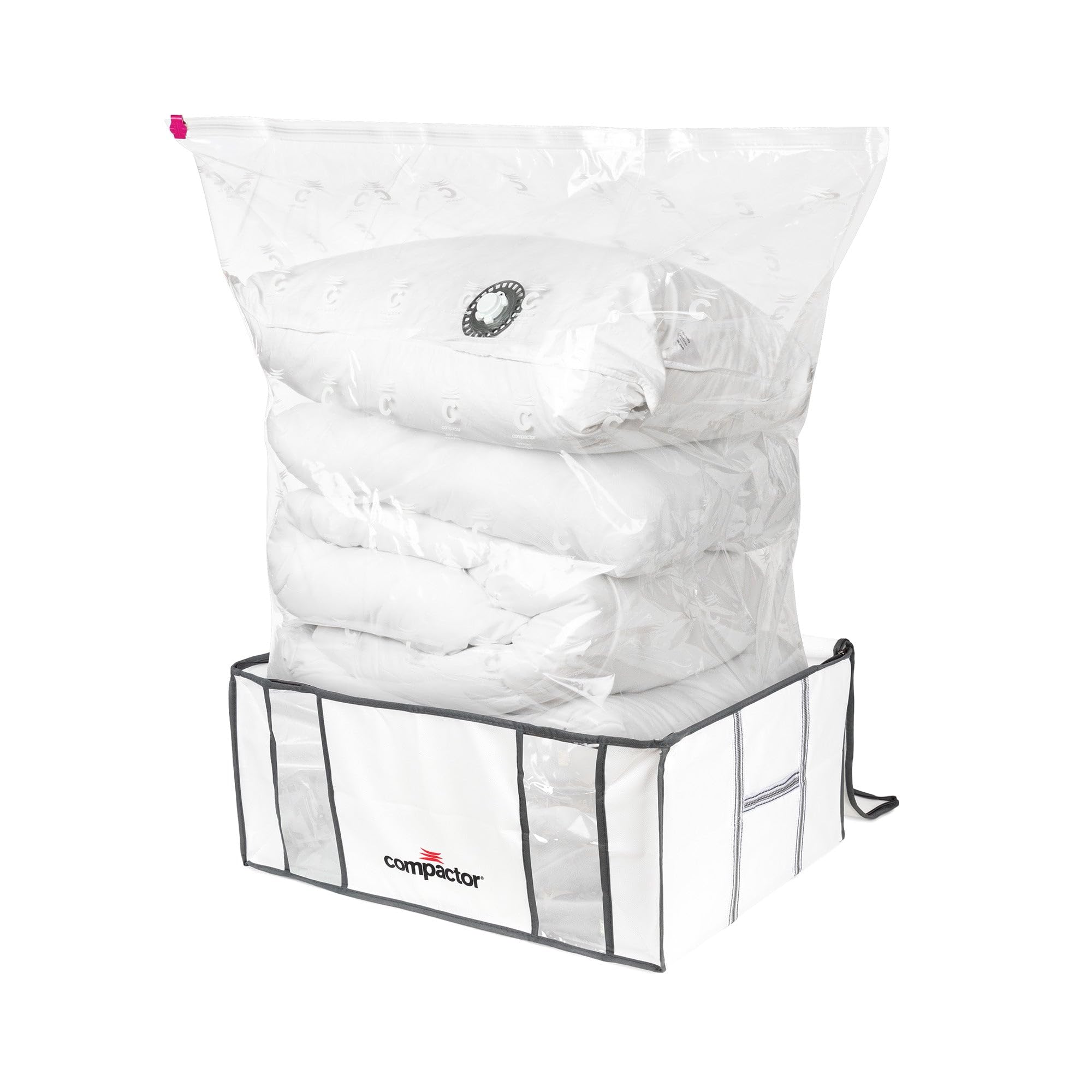 compactor-life-bo-te-de-rangement-sous-vide-xxl-blanc-gris-lot-de-10 image 1