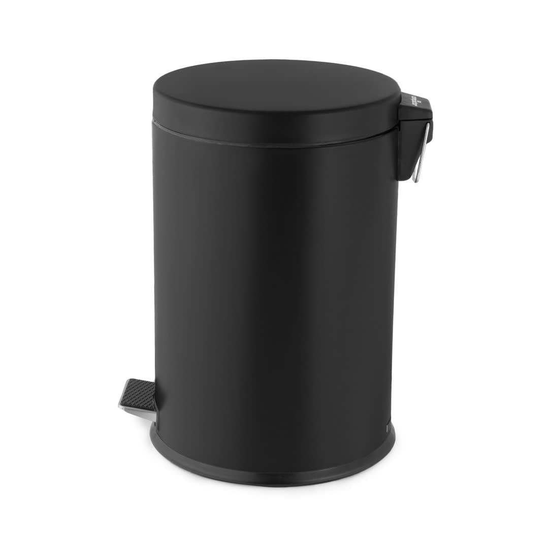 compactor-home-ran8881-poubelle-grand-mod-le-20-l-en-fer-noir-mat-29-x-29-x-44-5 image 4