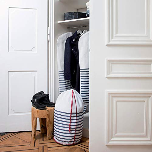 compactor-sac-linge-marini-re-bleu-blanc-polypropyl-ne-35x70-cm image 6