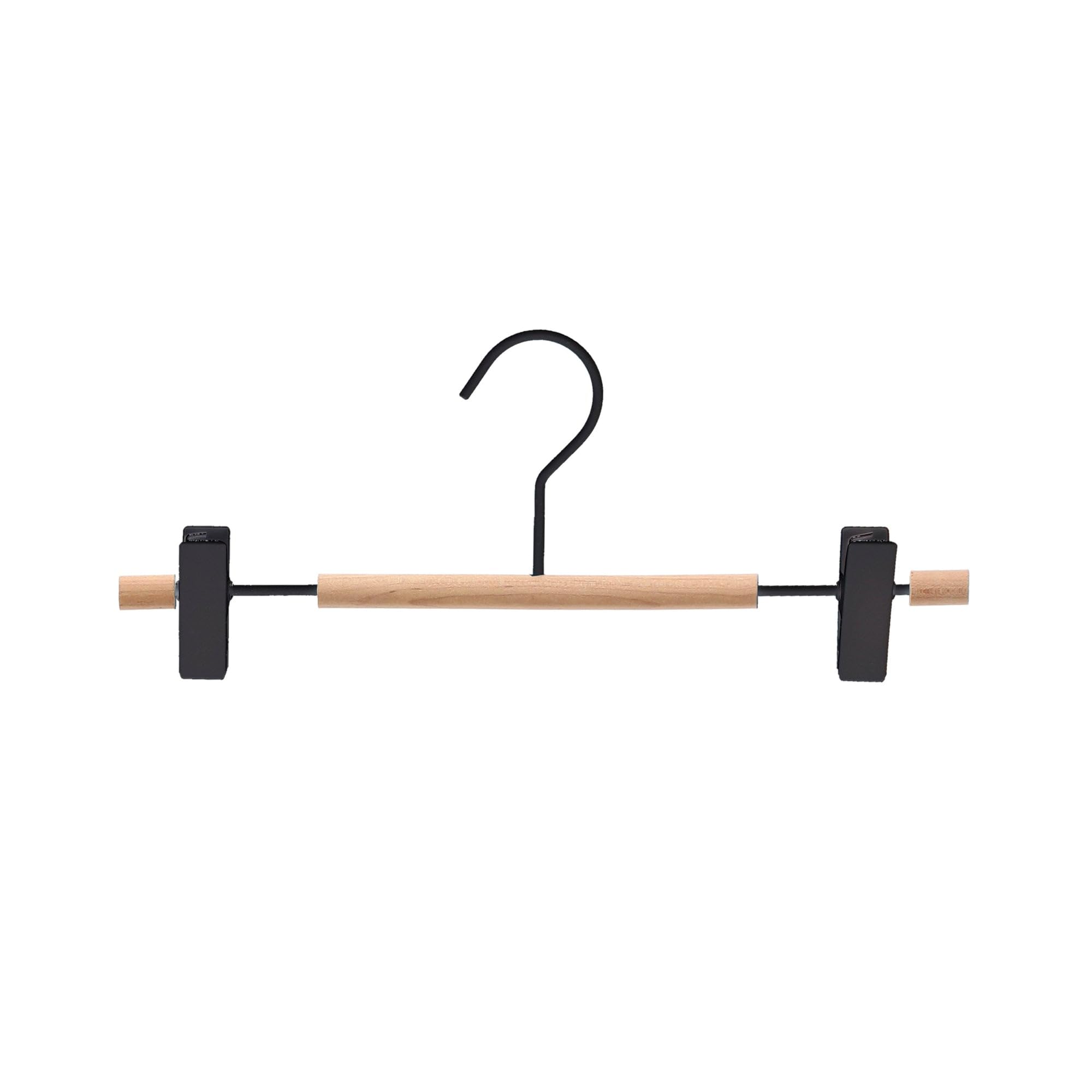 compactor-helsinki-cintre-pince-jupe-noir-m-tal-et-bois-31-cm-ran8872 image 2