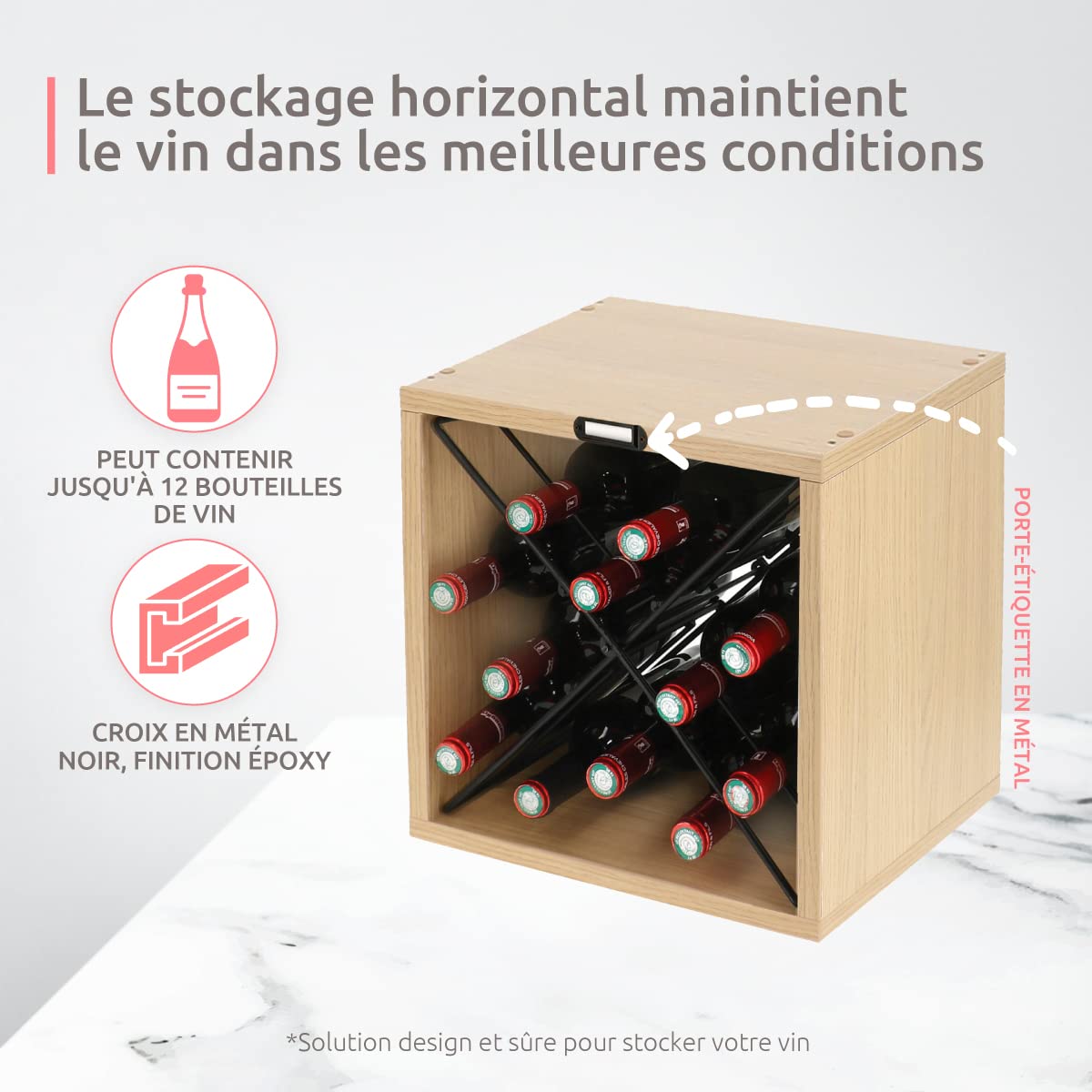 compactor-range-bouteilles-empilable-12-bouteilles-ch-ne-clair image 6