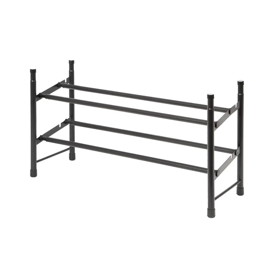 compactor-stilito-porte-chaussures-extensible-empilable-cosmos-m-tal-poxy-noir-6 image 1