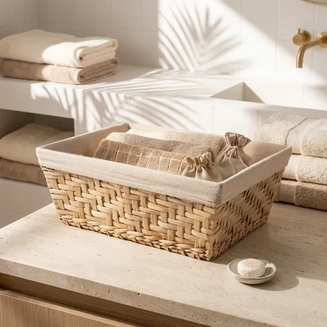 compactor-fiesta-panier-naturel-jonc-de-mer-taille-l image 1