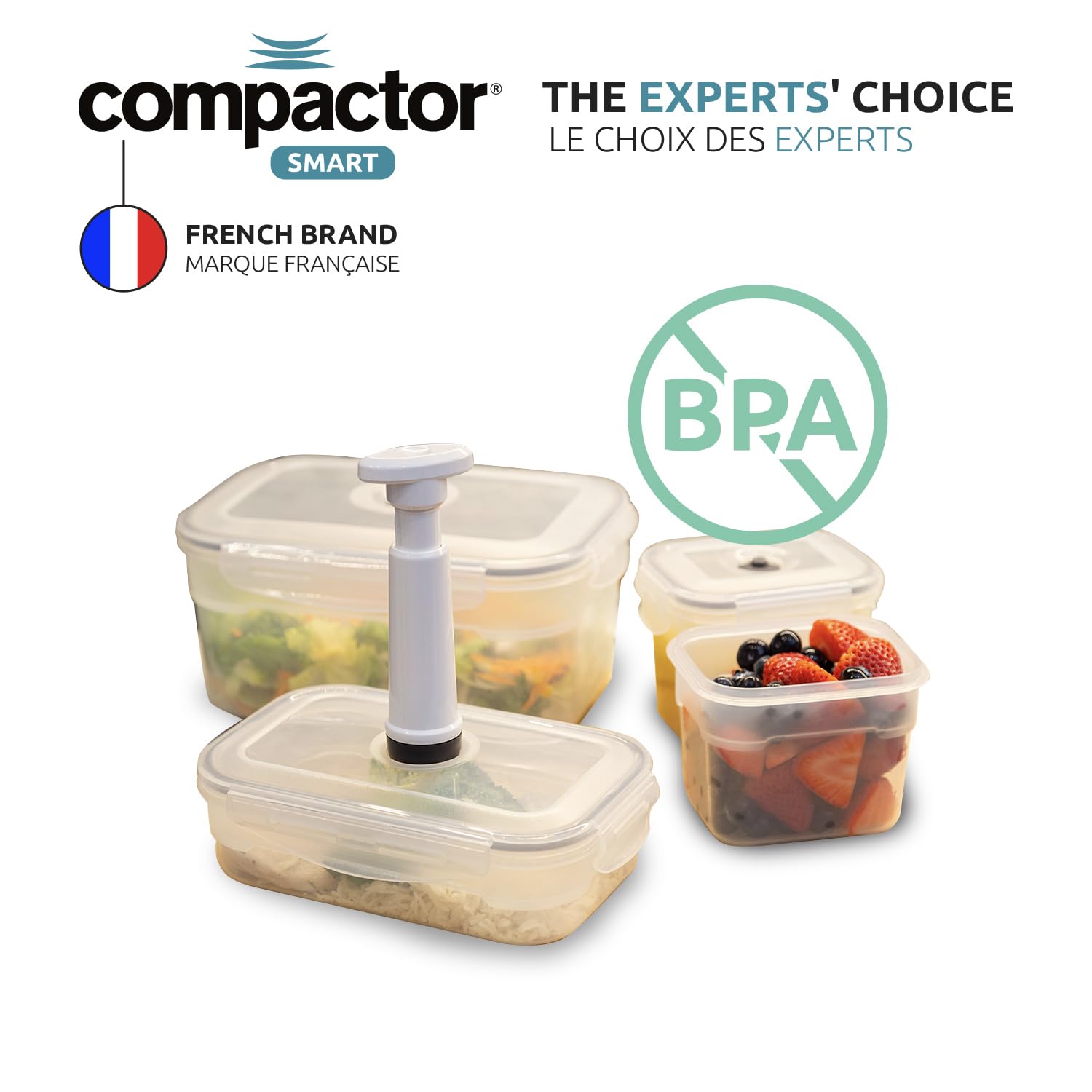 compactor-aspifresh-lot-4-bo-tes-herm-tiques-vide-pompe-manuelle image 7