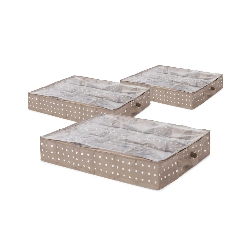 compactor-lot-de-3-housses-sous-lit-chaussures-rivoli-76-x-60-x-h-15-cm-beige image 1