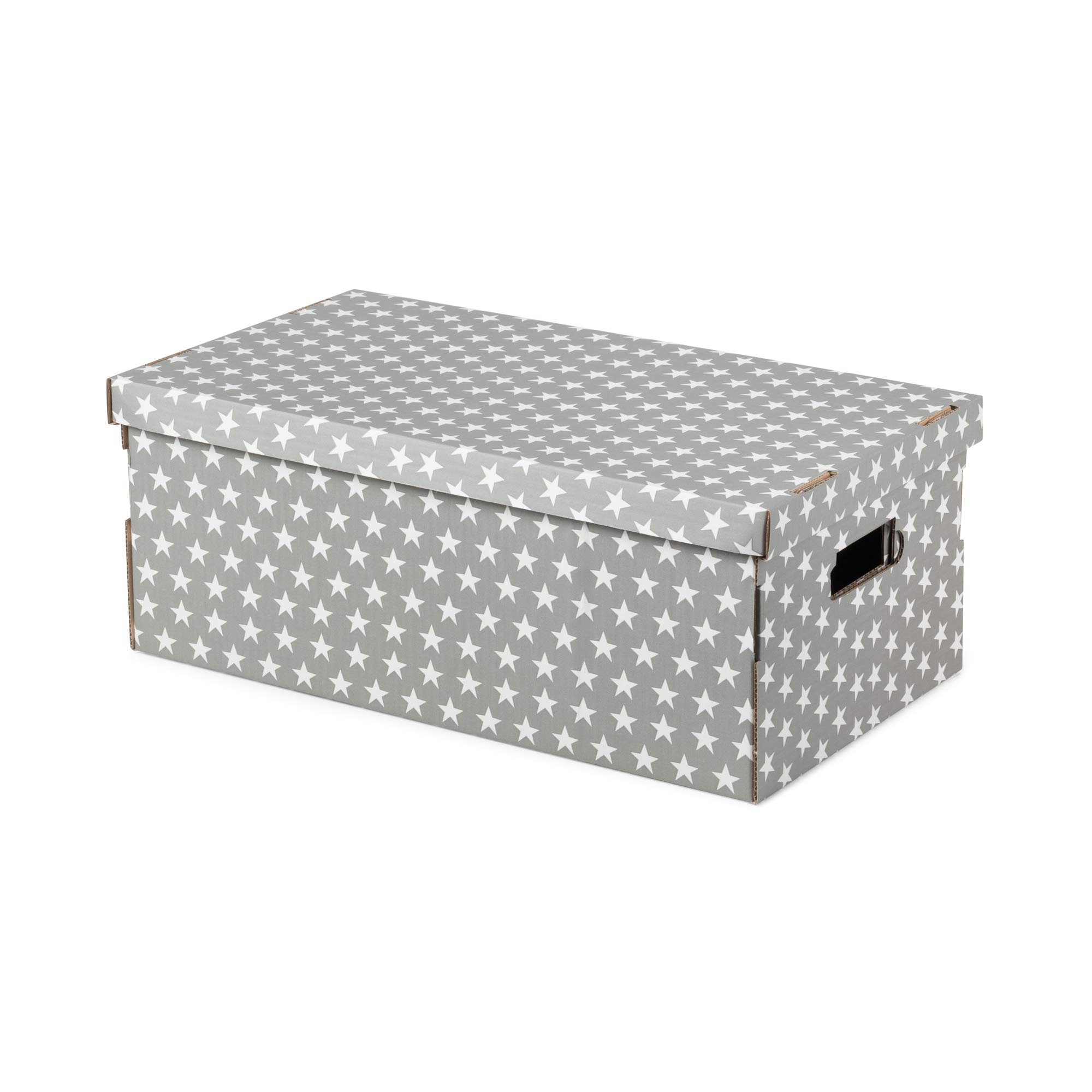 compactor-life-bo-tes-carton-stars-taille-l-52x29x20-cm-lot-de-2-grises image 2