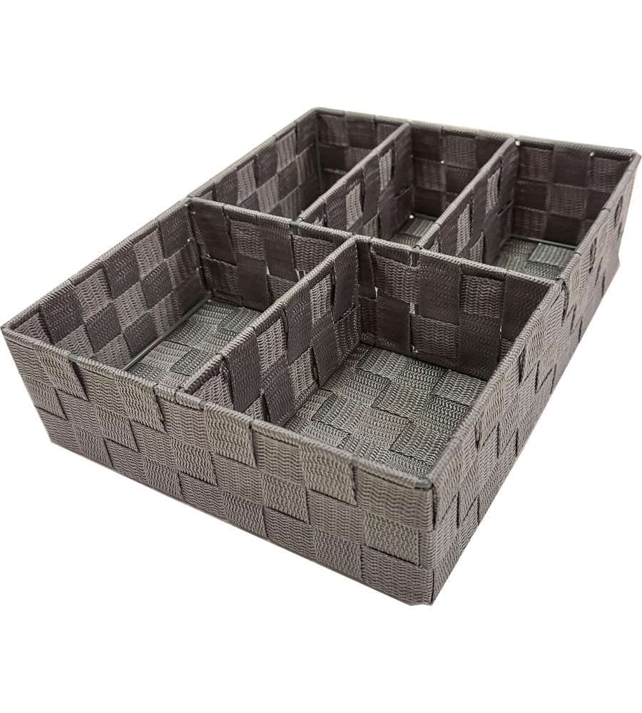 compactor-tex-ran4765-panier-tissu-tress-gris-compartiments-grand-format image 4