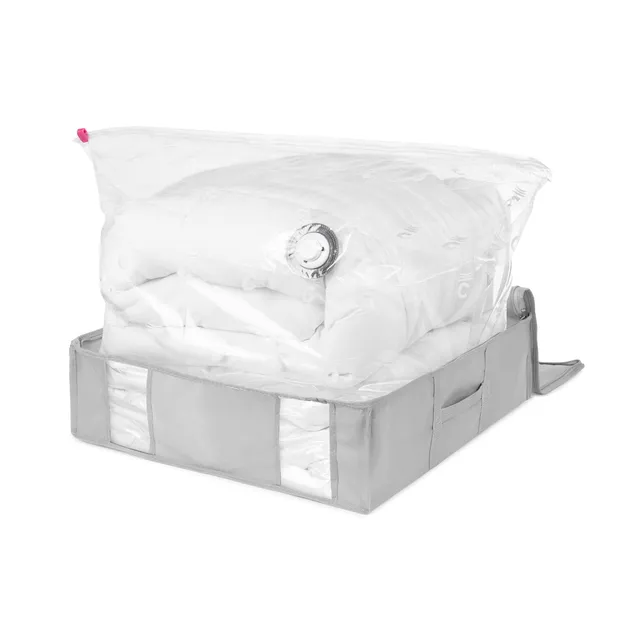 compactor-housse-de-rangement-sous-vide-semi-rigide-l-gris-56x56x16-5-cm-ran1012 image 1