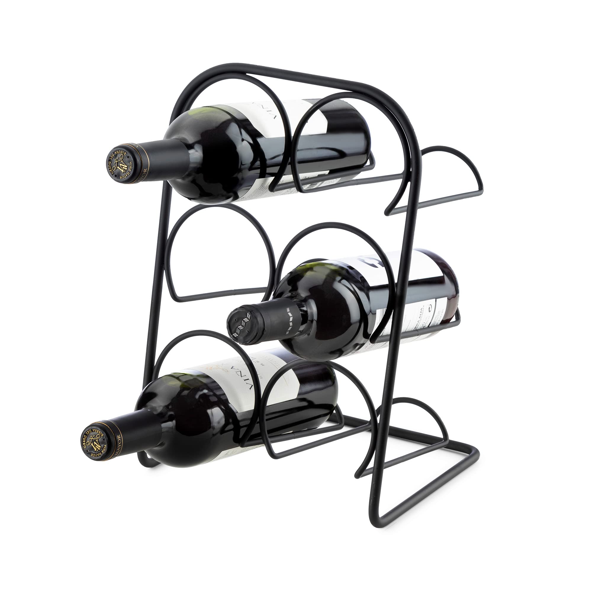 compactor-rack-vin-m-tal-ran11135-6-bouteilles-20-x-21-5-x-33-5-cm-noir image 2
