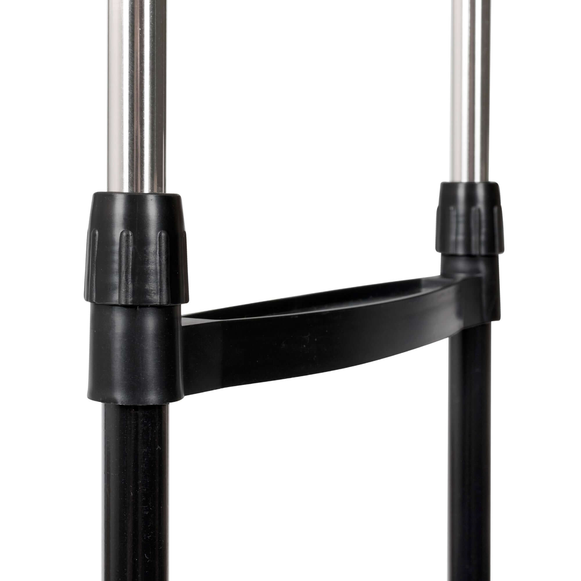 compactor-zeph-portant-v-tements-double-sur-roulettes-noir-et-chrome image 3