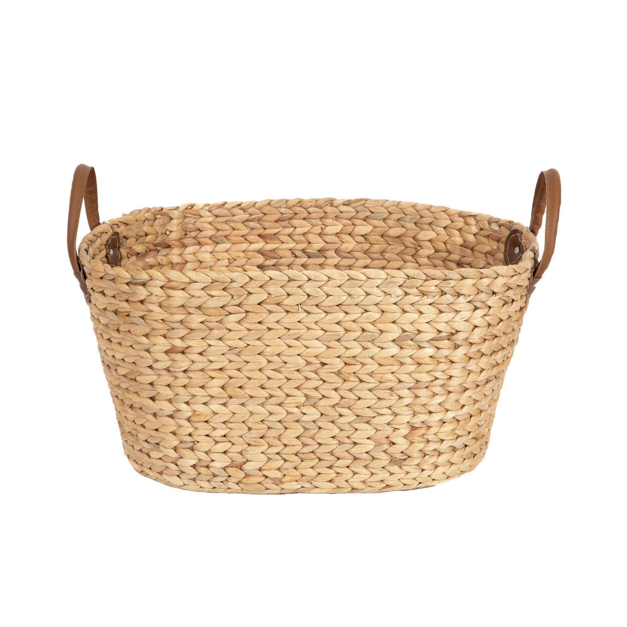compactor-panier-linge-belize-jacinthe-d-eau-beige-60x45cm image 2