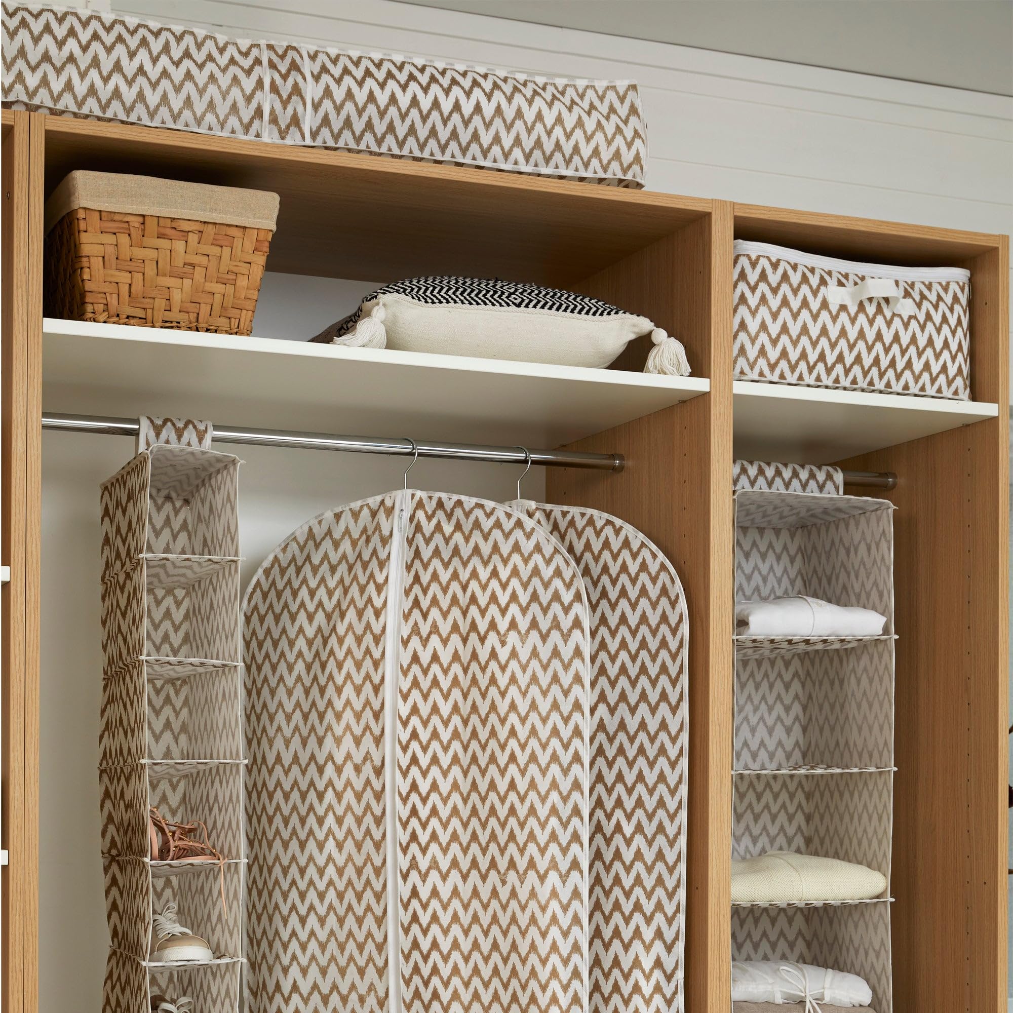 compactor-home-ran7520-housse-zipp-e-polypropyl-ne-blanc-beige-46-x-46-x-20-5-cm image 4