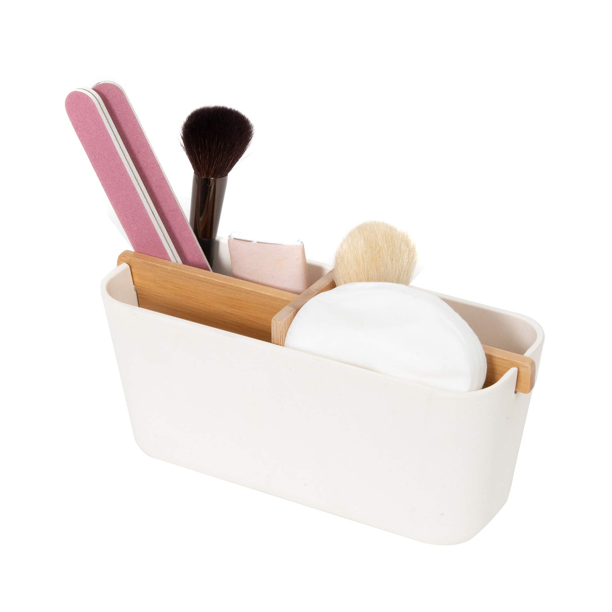 compactor-ecologik-organiseur-bambou-blanc-marron-26x23x43-cm image 7