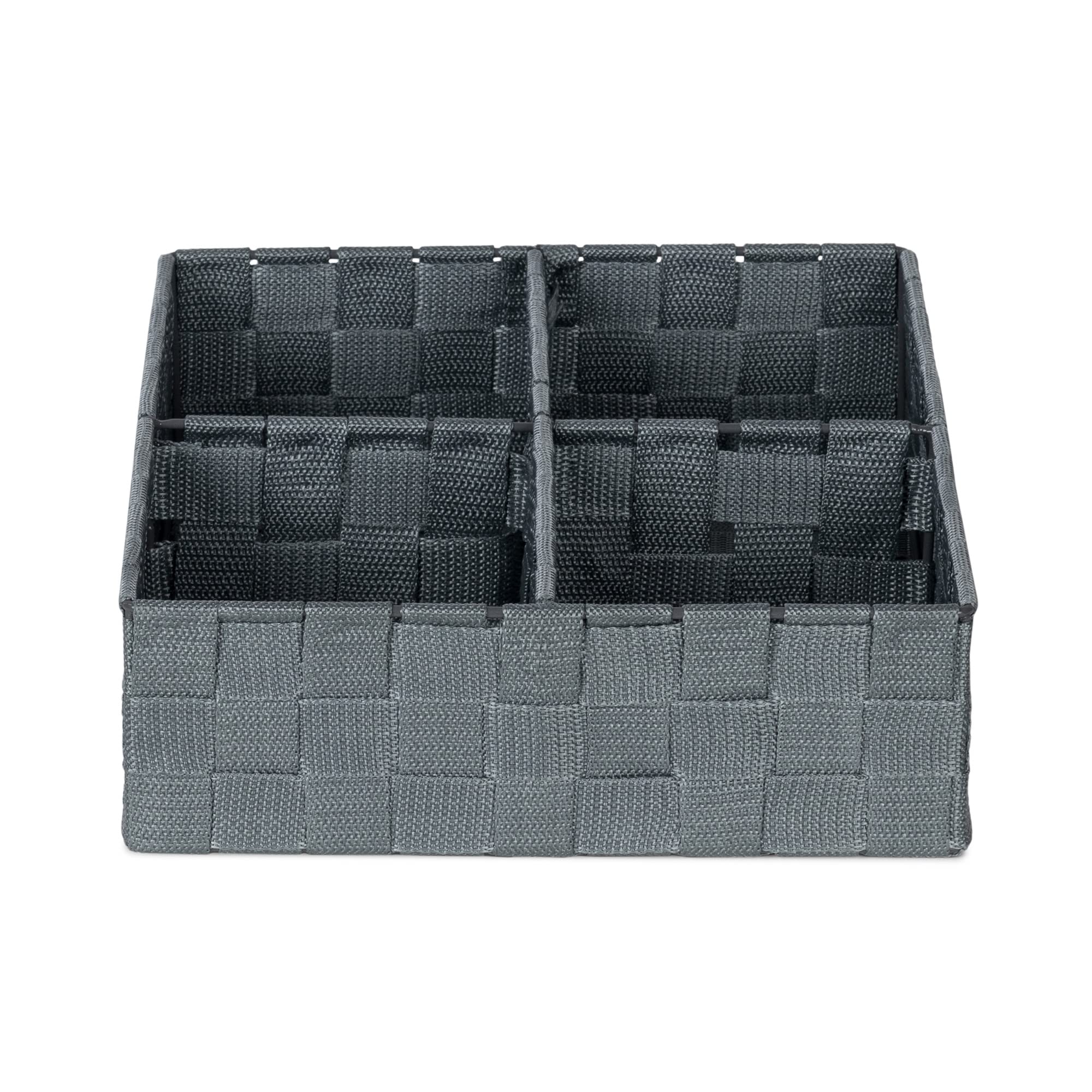 compactor-ran4763-s-parateur-organiseur-de-tiroir-4-compartiments-gris-32-x-25-x image 2