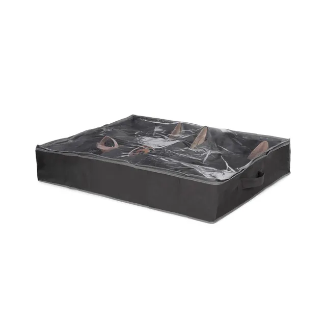 compactor-ran4481-housse-de-rangement-chaussures-12-paires-76-x-60-x-h-15-cm-mar image 1