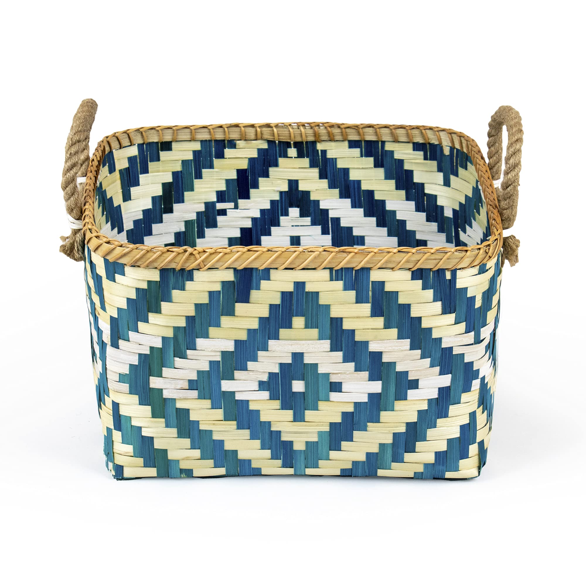 compactor-lot-3-paniers-bambou-tress-naturel-bleu-41-35-29-cm image 4