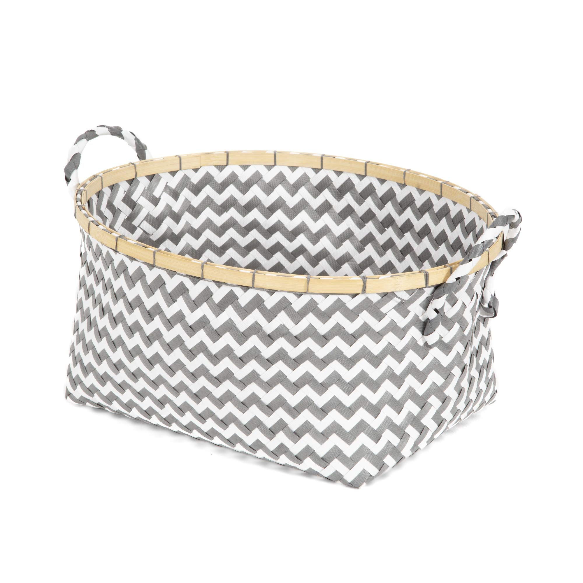 compactor-zig-zag-panier-de-rangement-gris-taille-m-41-x-32-5-x-h-20-cm image 6