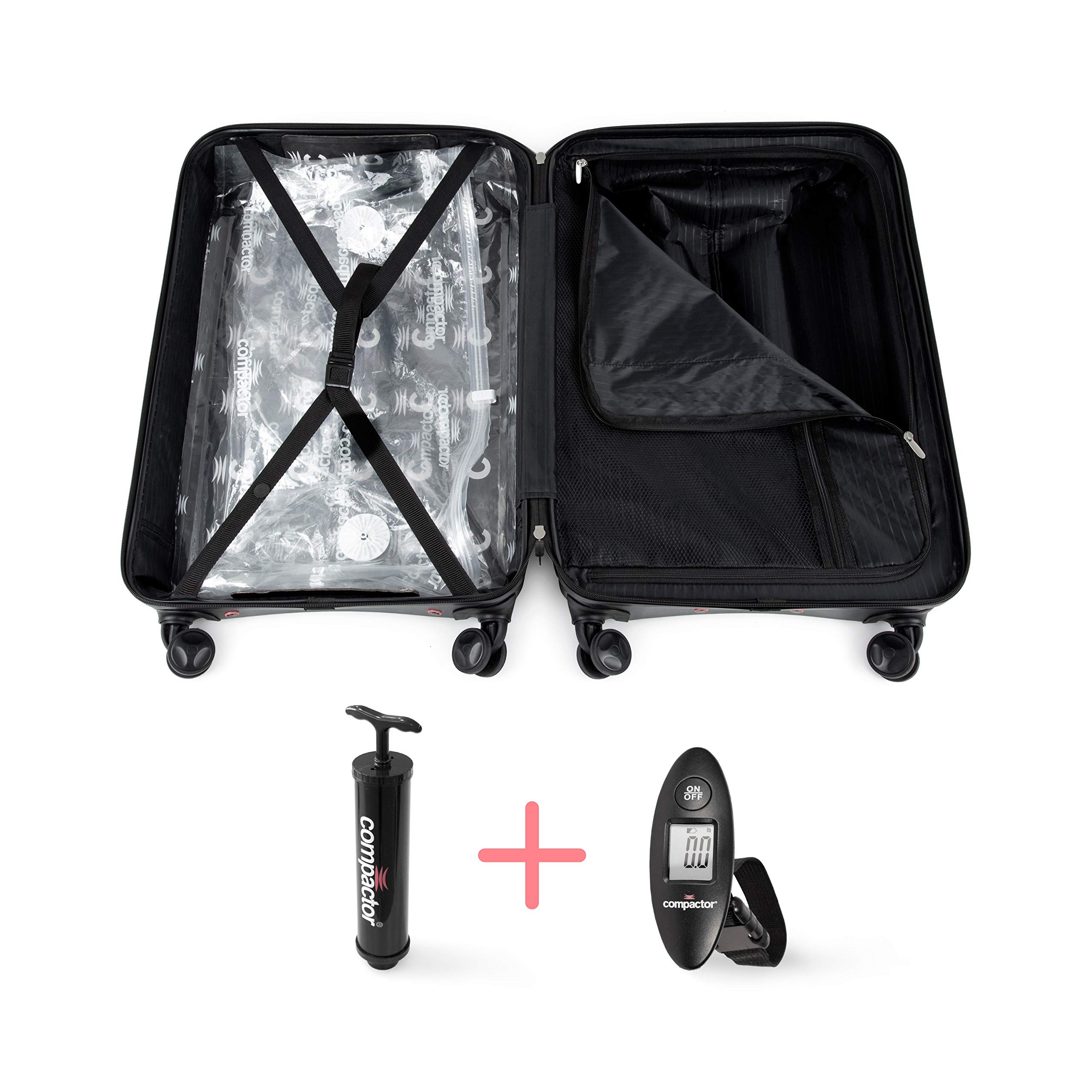 compactor-valise-hybride-space-saving-graphite-taille-s-40x20x55-cm-gris image 3
