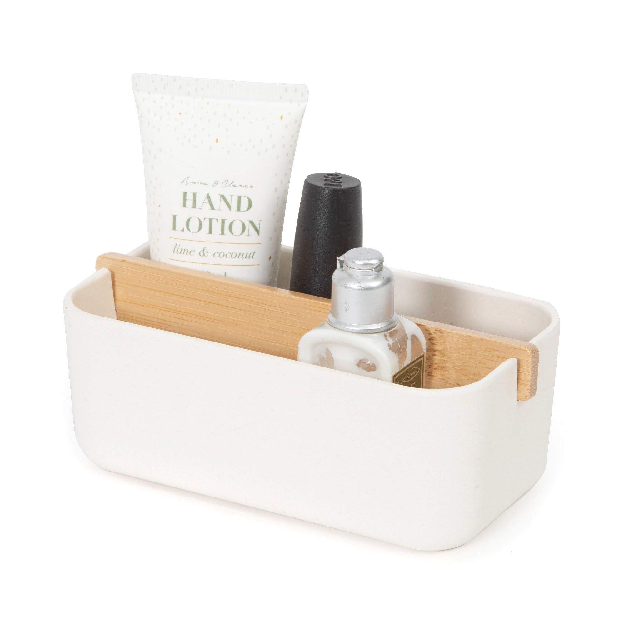 compactor-ecologik-organisateur-2-compartiments-bambou-15x7-9x5-5-cm-blanc-marro image 4